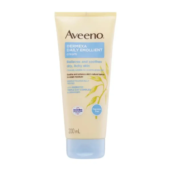Aveeno Dermexa Daily Emollient Cream | 200mL available at Kozymall in Bangladesh