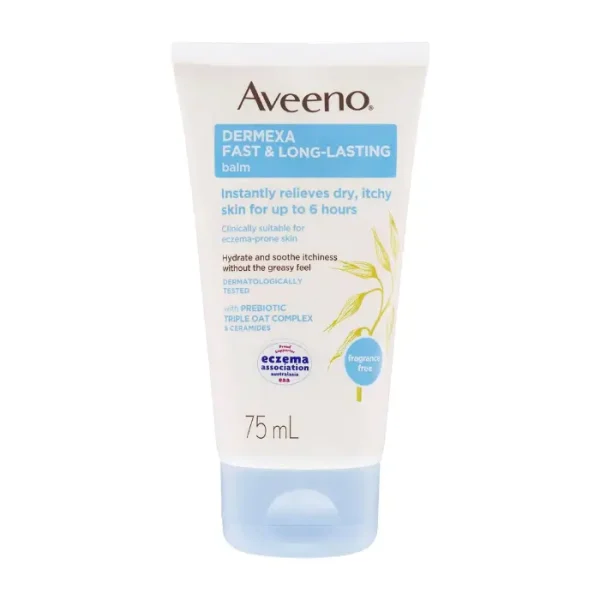 Aveeno Dermexa Fast & Long-Lasting Balm | 75mL available at Kozymall in Bangladesh