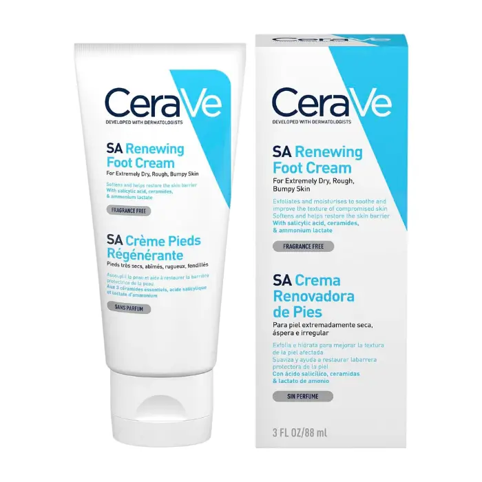 CeraVe Renewing SA Foot Cream | 88mL available at Kozymall in Bangladesh