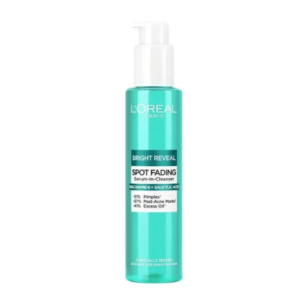 L’Oréal Paris Bright Reveal Niacinamide + Salicylic Acid Spot Fading Serum-in-Cleanser150mL in Bangladesh