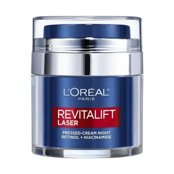 LOreal Paris Revitalift Laser Retinol + Niacinamide Pressed Night Cream | 50mL available at Kozymall in Bangladesh