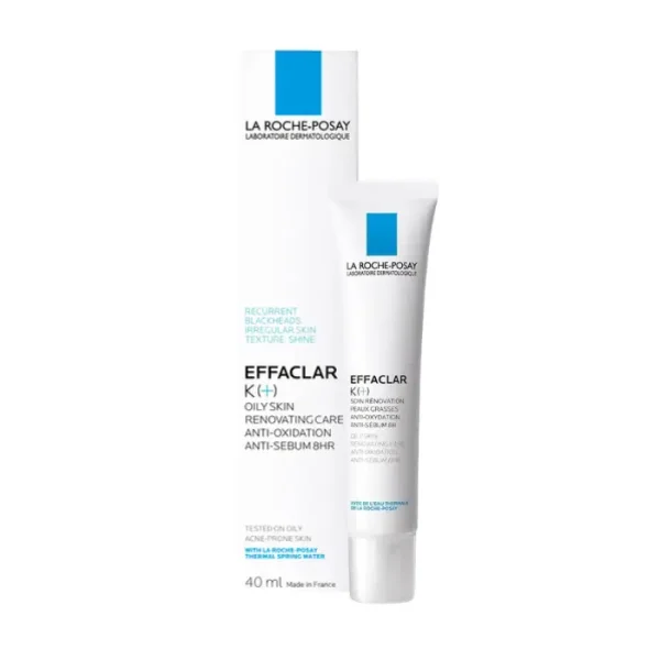 La Roche-Posay Effaclar K (+) Anti-Blackhead Moisturiser | 40mL available at Kozymall in Bangladesh