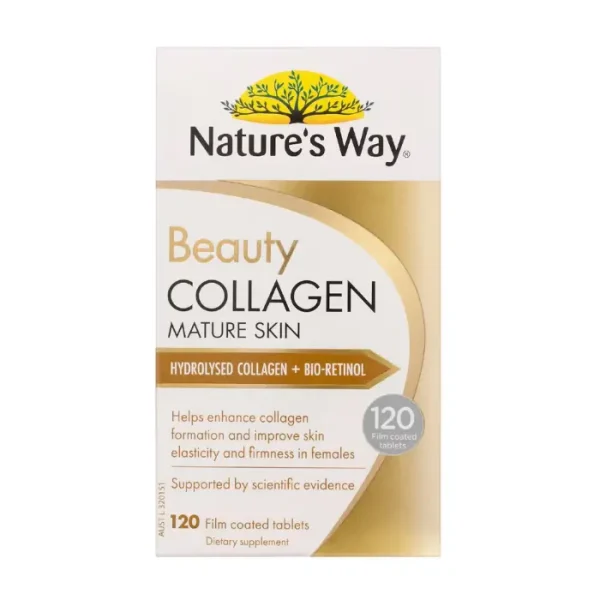 Natures Way Beauty Collagen Mature Skin | 120 Tablets now available at Kozymall in Bangladesh