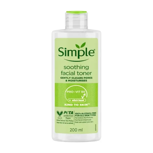 Simple Kind to Skin Soothing Facial Toner | 200mL available at Kozymall in Bangladesh