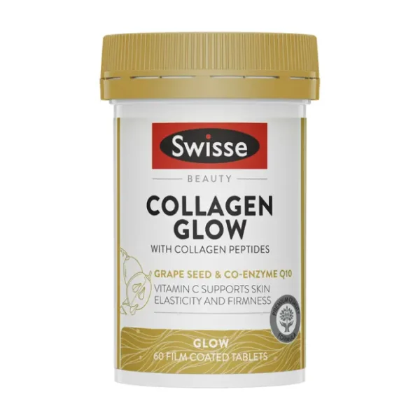 Swisse Beauty Collagen Glow With Collagen Peptides | 60 Tablets now available at Kozymall in Bangladesh
