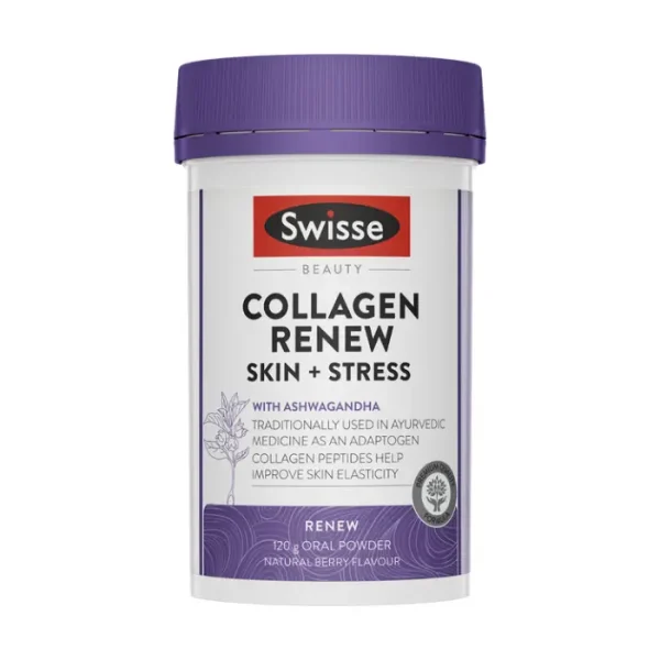 Swisse Beauty Collagen Renew Skin + Stress Powder | 120g now available at Kozymall in Bangladesh