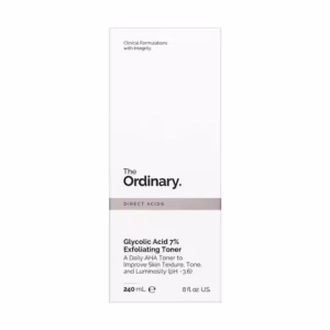 The Ordinary Glycolic Acid 7% Exfoliating Toner package